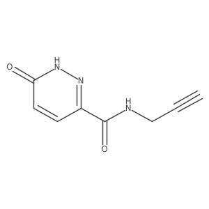 N-prop-2-ynyl-6-oxo-1,6-dihydropyridazine-3-carboxamide Structure