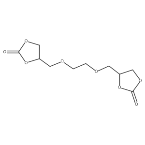 4-[2-[(2-Oxo-1,3-dioxolan-4-yl)methoxy]ethoxymethyl]-1,3-dioxolan-2-one Structure
