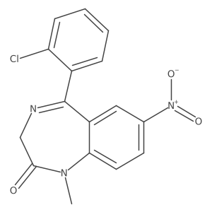 Methyl Clonazepam-d3 Structure