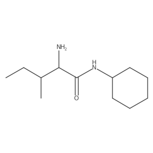 N-Cyclohexyl L-isoleucinamide结构式