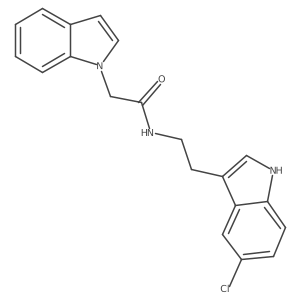 N-[2-(5-chloro-1H-indol-3-yl)ethyl]-2-(1H-indol-1-yl)acetamide Structure