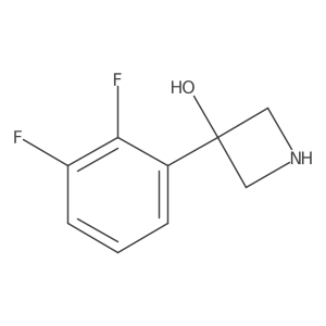 3-(2,3-Difluorophenyl)azetidin-3-ol结构式