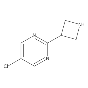 2-(Azetidin-3-yl)-5-chloropyrimidine结构式