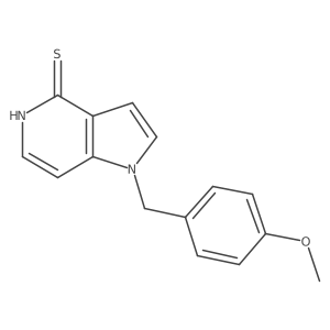 1-(4-Methoxybenzyl)-1,5-dihydro-4H-pyrrolo[3,2-c]pyridine-4-thione Structure