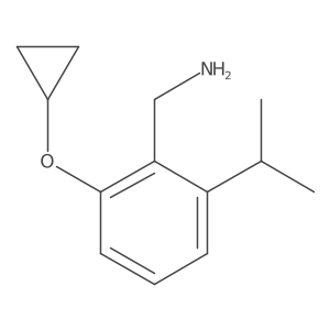 (2-Cyclopropoxy-6-isopropylphenyl)methanamine Structure