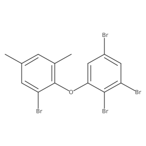 1,2,5-Tribromo-3-(2-bromo-4,6-dimethylphenoxy)benzene结构式