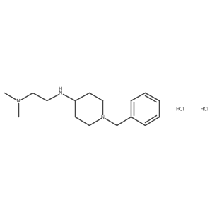 N'-(1-benzylpiperidin-4-yl)-N,N-dimethylethane-1,2-diamine dihydrochloride结构式