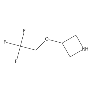 3-(2,2,2-Trifluoroethoxy)azetidine结构式