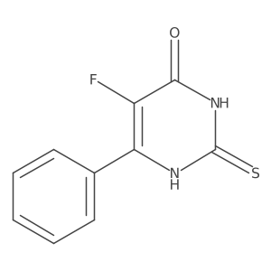 5-fluoro-2,3-dihydro-6-phenyl-2-thioxo-4(1H)-Pyrimidinone结构式