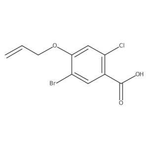 4-(Allyloxy)-5-bromo-2-chlorobenzoic acid Structure