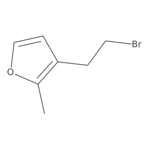 3-(2-Bromoethyl)-2-methylfuran Structure