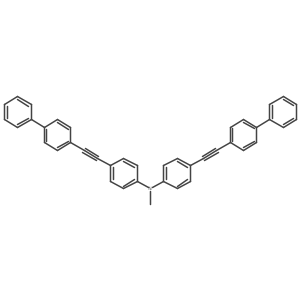 4-(2-[1,1a(2)-Biphenyl]-4-ylethynyl)-N-[4-(2-[1,1a(2)-biphenyl]-4-ylethynyl)phenyl]-N-methylbenzenamine结构式