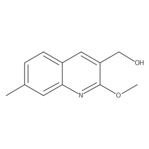 2-Methoxy-7-methyl-3-quinolinemethanol Structure