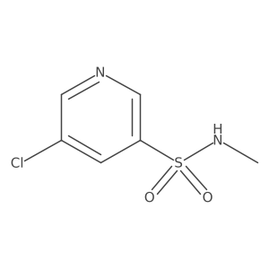 5-Chloro-N-methylpyridine-3-sulfonamide结构式