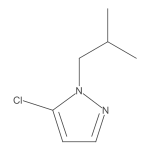 5-Chloro-1-isobutyl-1H-pyrazole Structure