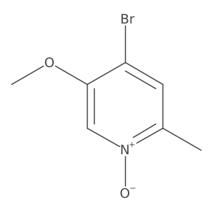4-Bromo-5-methoxy-2-methyl-pyridine 1-oxide结构式