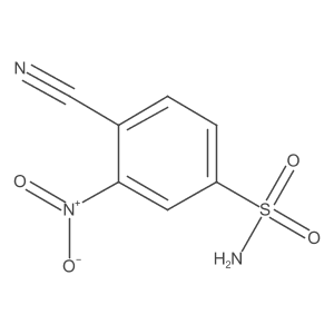 4-Cyano-3-nitrobenzenesulfonamide Structure