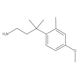 3-(4-Methoxy-2-methylphenyl)-3-methylbutan-1-amine Structure