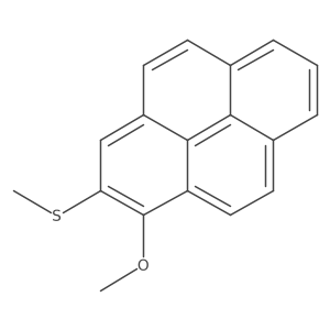 (1-Methoxypyren-2-yl)(methyl)sulfane结构式