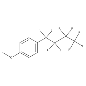 1-Methoxy-4-(nonafluorobutyl)benzene Structure