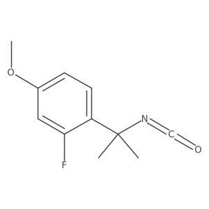 2-Fluoro-1-(2-isocyanatopropan-2-yl)-4-methoxybenzene Structure