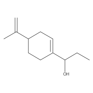 I+/--Ethyl-4-(1-methylethenyl)-1-cyclohexene-1-methanol结构式