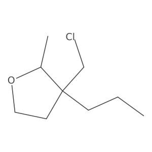 3-(Chloromethyl)-2-methyl-3-propyloxolane Structure