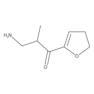 3-Amino-1-(4,5-dihydrofuran-2-yl)-2-methylpropan-1-one Structure