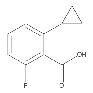 2-Cyclopropyl-6-fluorobenzoic acid Structure
