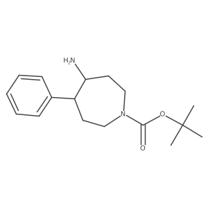 Tert-butyl 4-amino-5-phenylazepane-1-carboxylate Structure