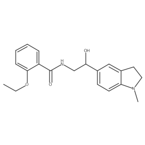 2-ethoxy-N-(2-hydroxy-2-(1-methylindolin-5-yl)ethyl)benzamide Structure