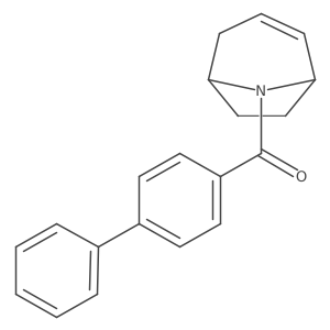 [1,1'-biphenyl]-4-yl((1R,5S)-8-azabicyclo[3.2.1]oct-2-en-8-yl)methanone Structure