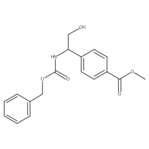 Methyl 4-(1-{[(benzyloxy)carbonyl]amino}-2-hydroxyethyl)benzoate结构式