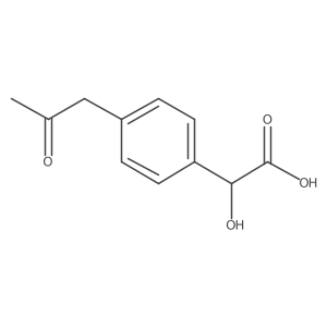 1-(4-(Carboxy(hydroxy)methyl)phenyl)propan-2-one Structure