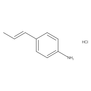 4-(Prop-1-en-1-yl)aniline hydrochloride Structure