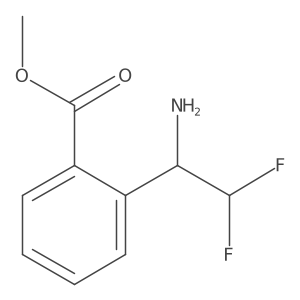 Methyl 2-(1-amino-2,2-difluoroethyl)benzoate Structure