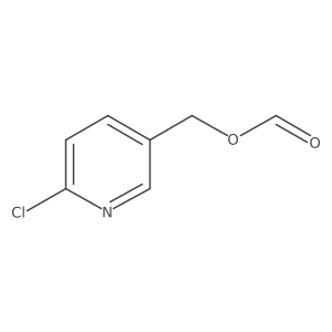 (6-Chloropyridin-3-yl)methyl formate结构式
