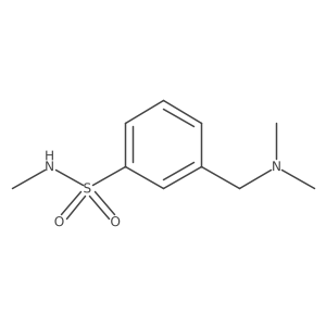 3-[(dimethylamino)methyl]-N-methylbenzene-1-sulfonamide Structure
