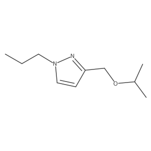 3-(isopropoxymethyl)-1-propyl-1H-pyrazole结构式