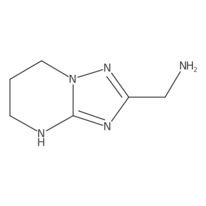 {4H,5H,6H,7H-[1,2,4]triazolo[1,5-a]pyrimidin-2-yl}methanamine结构式