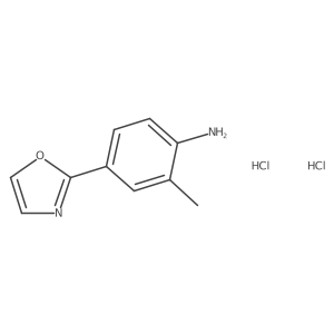 2-Methyl-4-(1,3-oxazol-2-yl)aniline dihydrochloride Structure