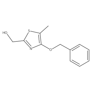 [4-(Benzyloxy)-5-methyl-1,3-thiazol-2-yl]methanol结构式
