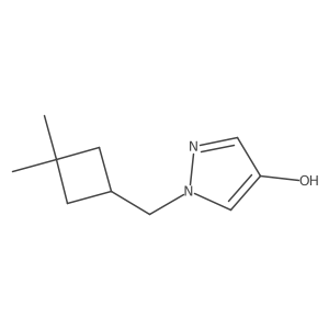1-[(3,3-dimethylcyclobutyl)methyl]-1H-pyrazol-4-ol Structure