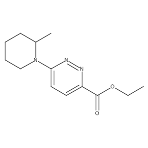 Ethyl 6-(2-methylpiperidin-1-yl)pyridazine-3-carboxylate Structure