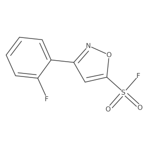 3-(2-Fluorophenyl)-1,2-oxazole-5-sulfonyl fluoride结构式