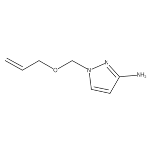 1-[(prop-2-en-1-yloxy)methyl]-1H-pyrazol-3-amine Structure
