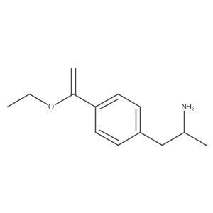1-[4-(1-Ethoxyethenyl)phenyl]propan-2-amine结构式