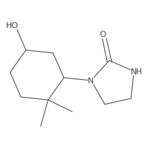 1-(5-Hydroxy-2,2-dimethylcyclohexyl)imidazolidin-2-one Structure