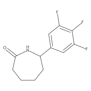 7-(3,4,5-Trifluorophenyl)azepan-2-one结构式