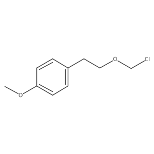 4-[2-(Chloromethoxy)ethyl]anisole结构式